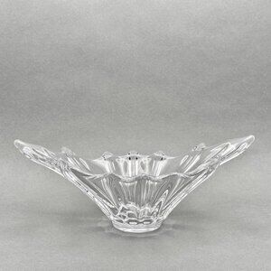 Vintage Cofrac Art Verrier France Hand Crafted Crystal Art Glass Bowl